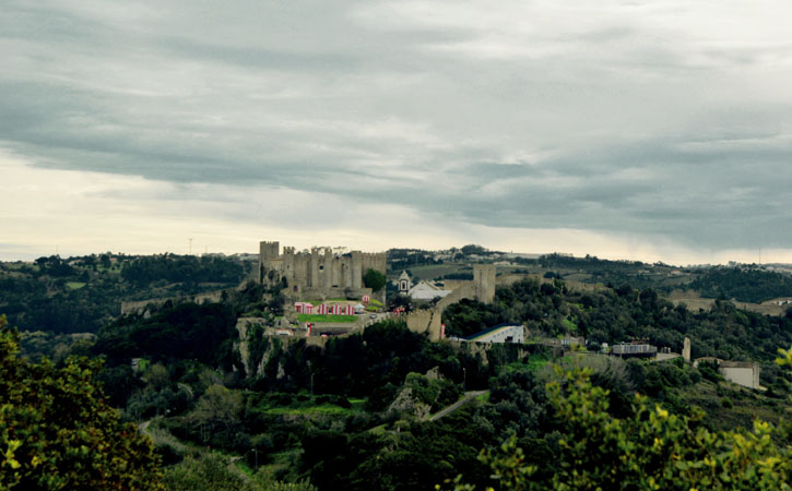 Santo Antão, Vista panorâmica para o castelo de Óbidos