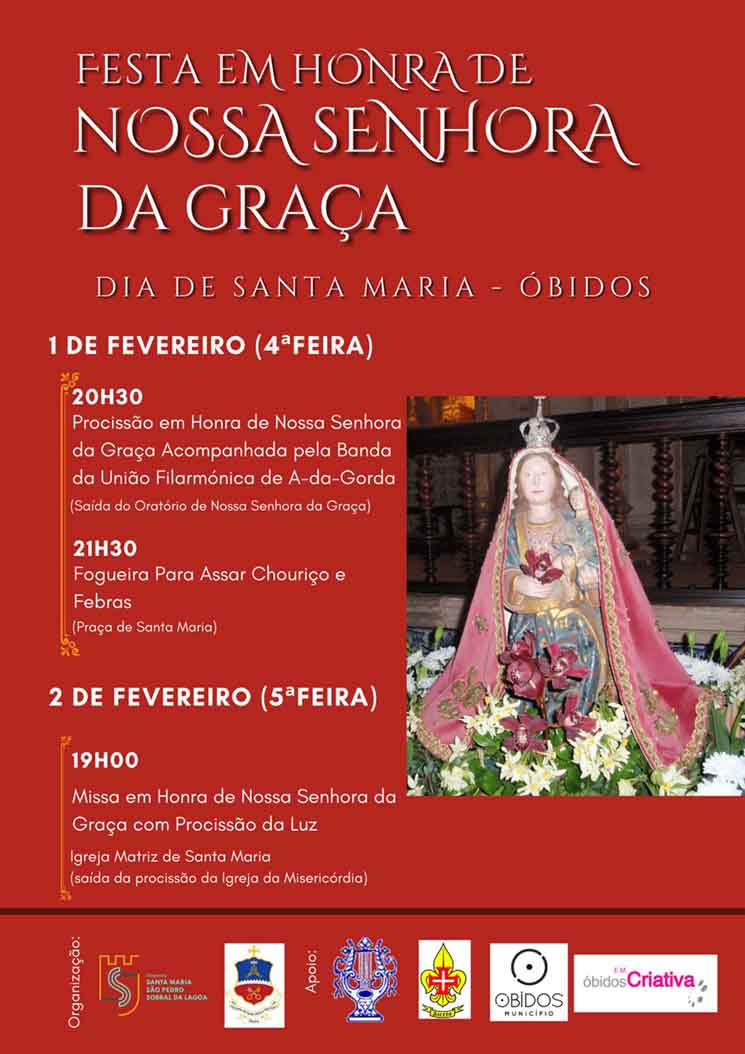 Festa em Honra de Nossa Senhora da Graça, GoObidos Guia Turístico de Óbidos